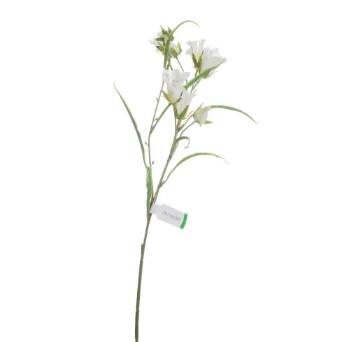 Flori artificiale campanula, albe, 65 cm,Emerald