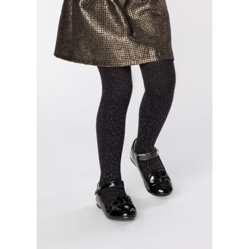 Dresuri fetițe Julia Stars, 80 DEN, negru, bumbac, Marliyn